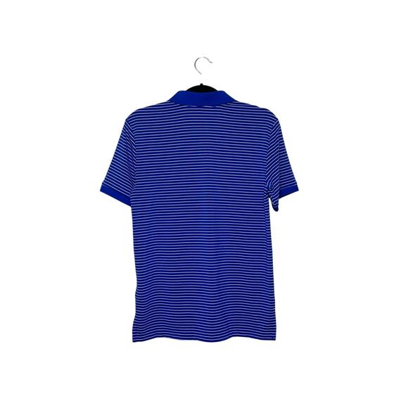 Polo Ralph Lauren kids blue white striped short sleeves polo shirt size L - Picture 7 of 8